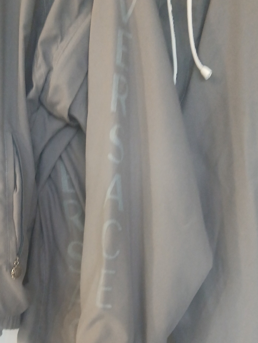 Versace Men's Windbreaker Jacket and Cargo Pants Set - Gray - Picture 4 of 16